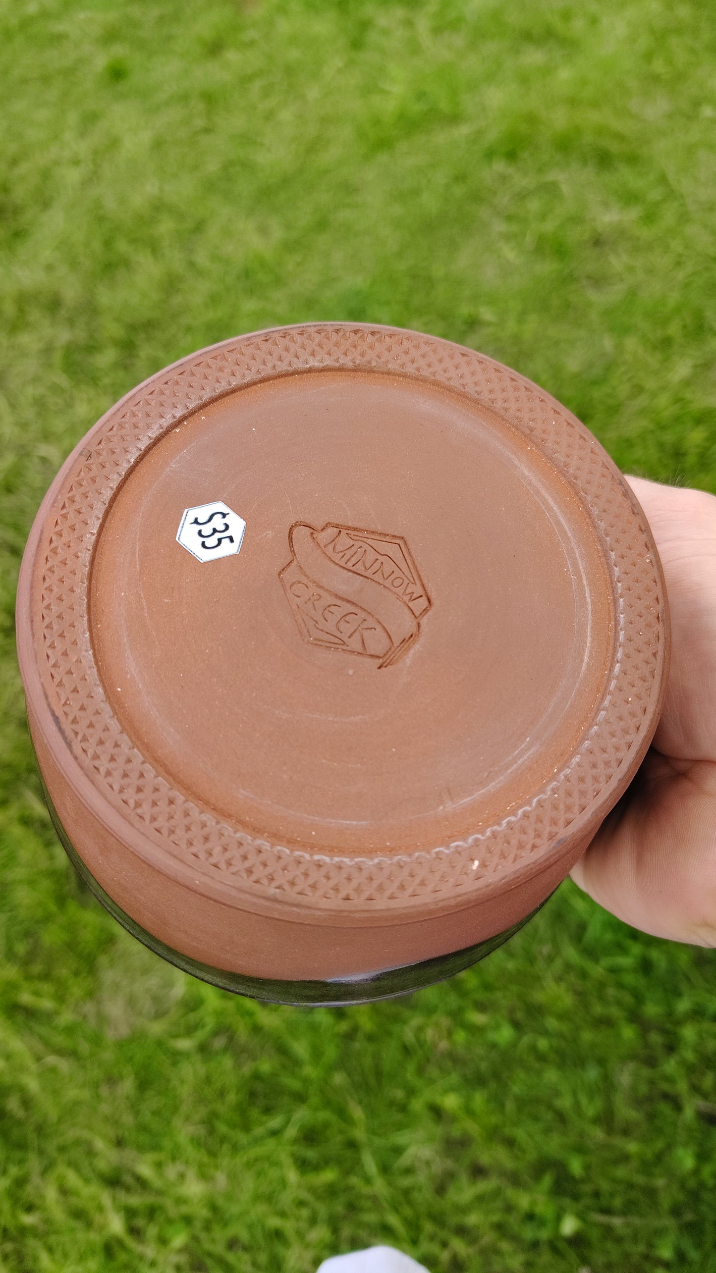 Red clay bowl