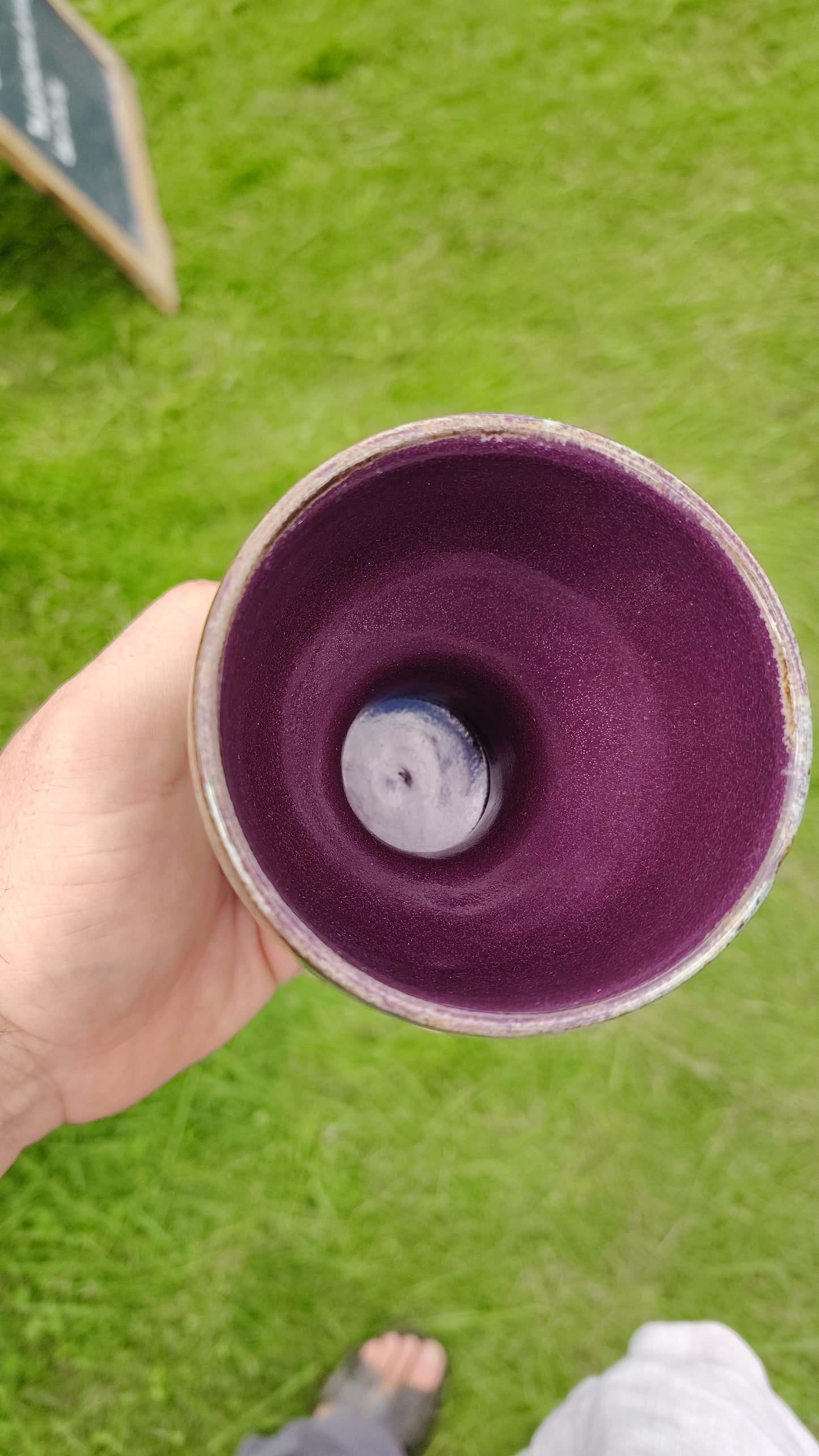 Green & Purple Goblet