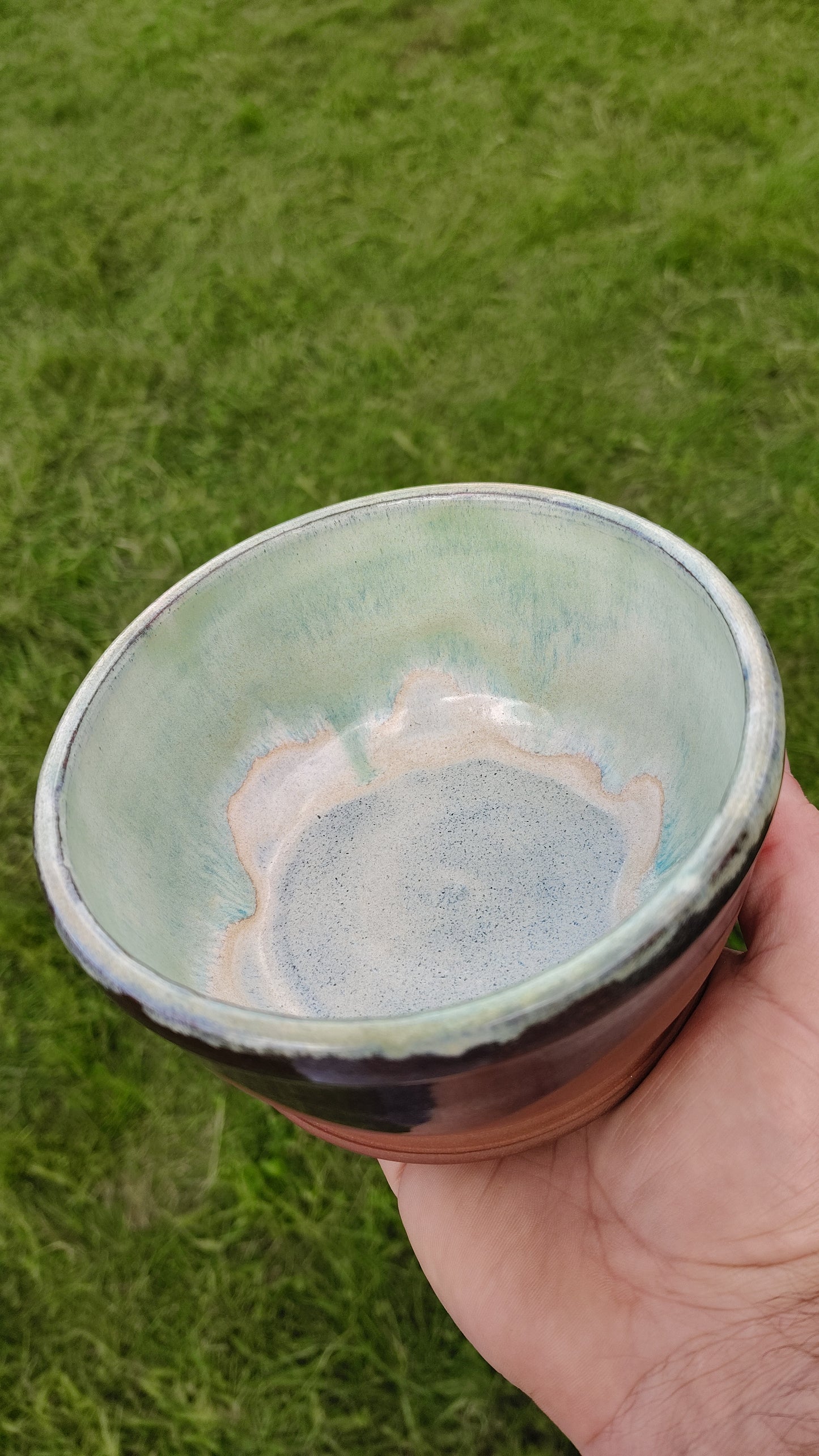 Red clay bowl