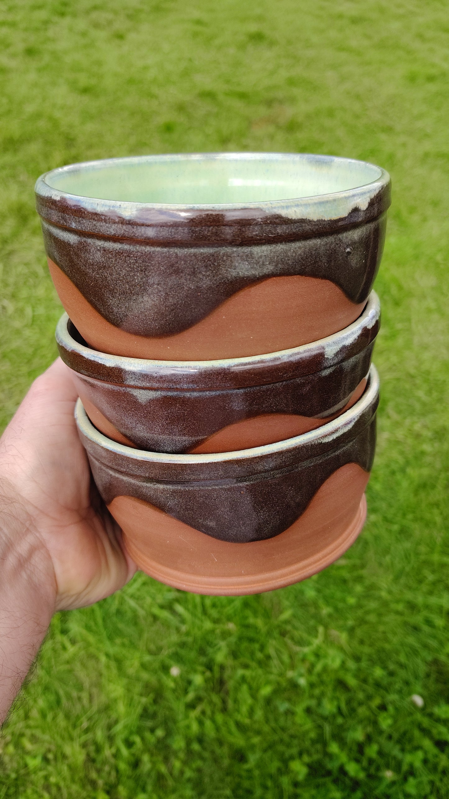 Red clay bowl