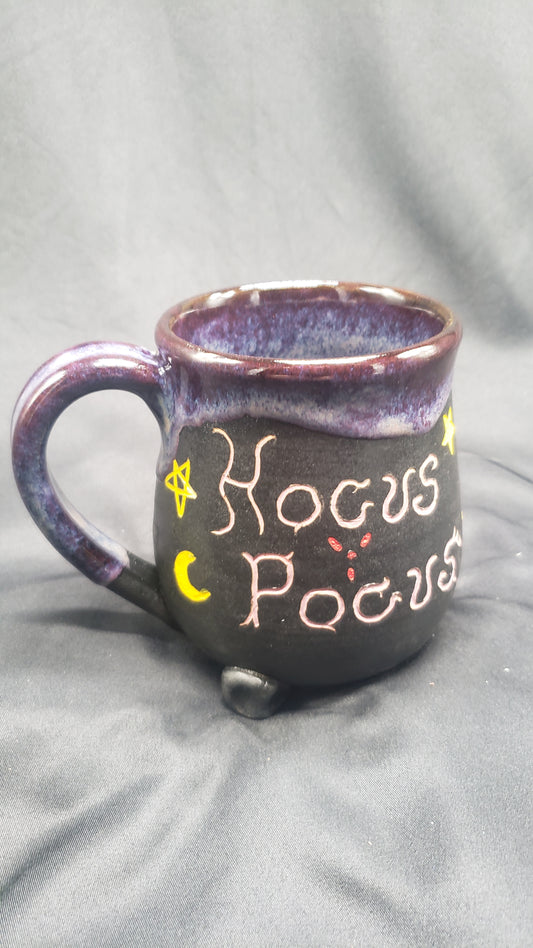 Scraffito Cauldron Mug