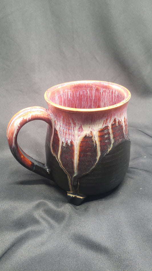 Lava style cauldron mug