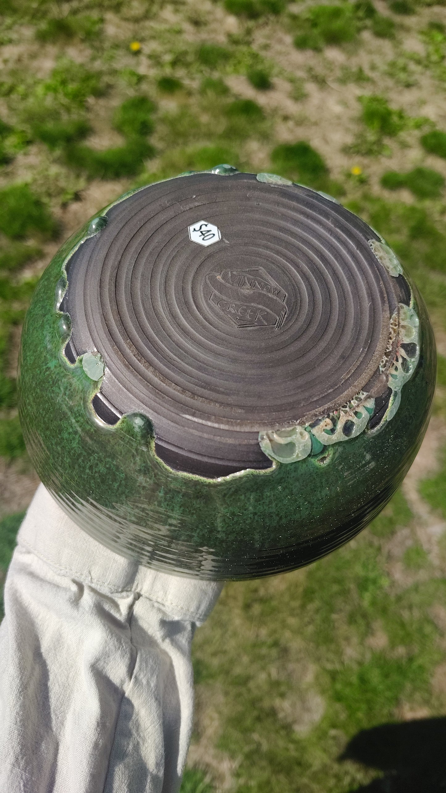 Black copper bowl