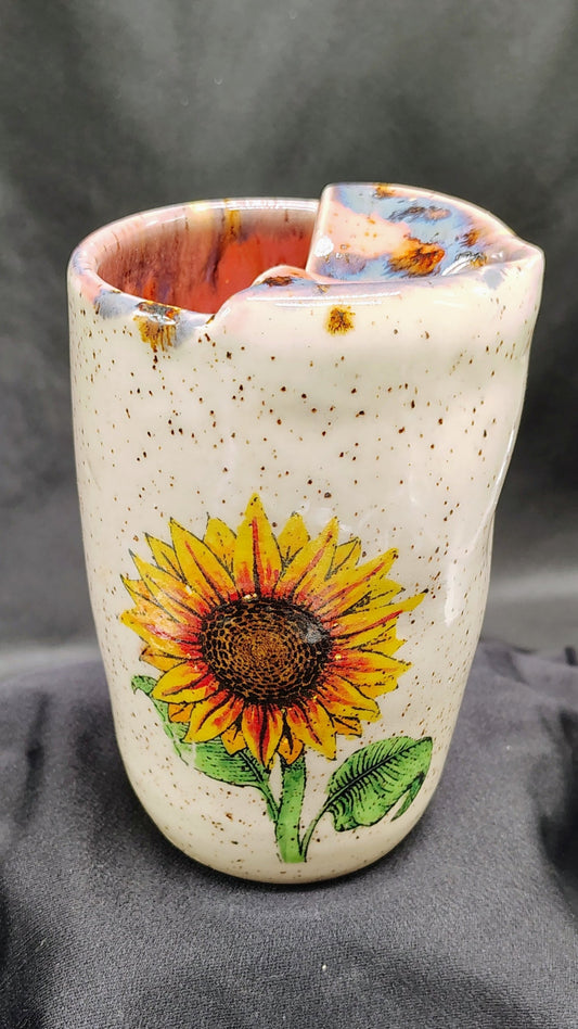 Sunflower travel mug