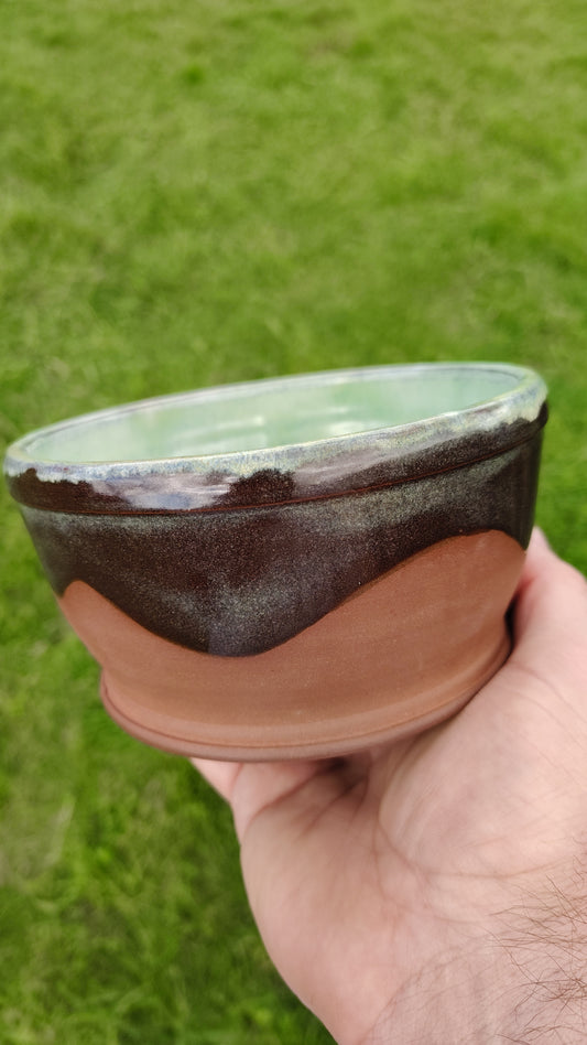 Red clay bowl