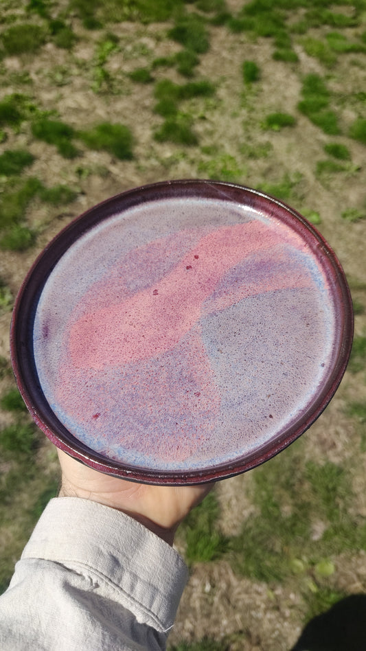 Pink & purple plate