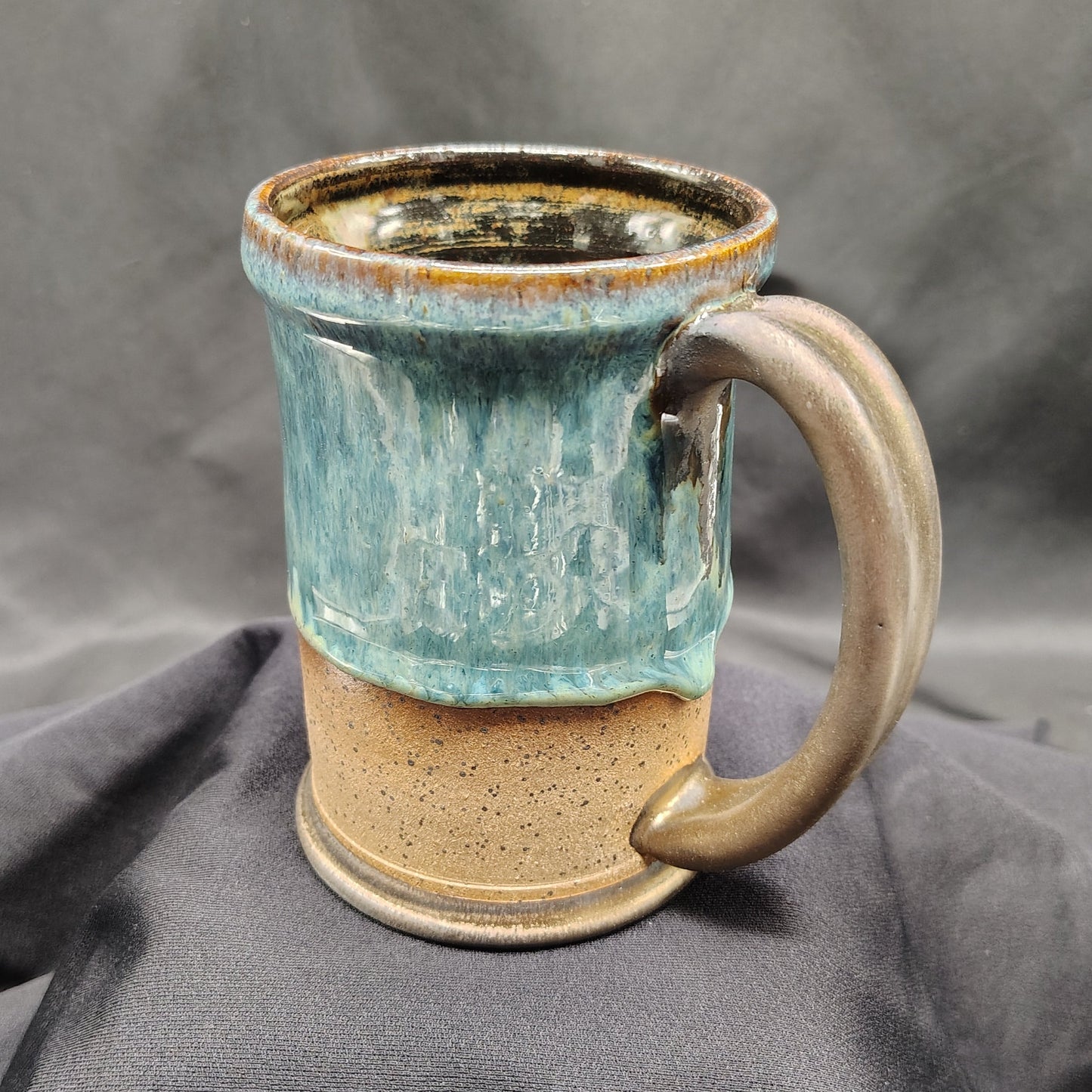 Warm blue mug