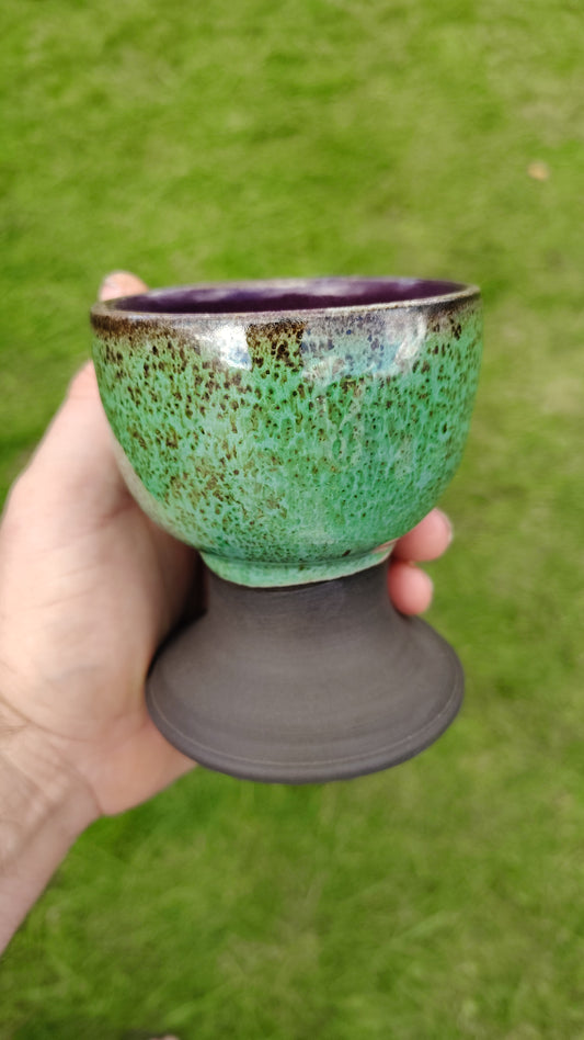 Green & Purple Goblet