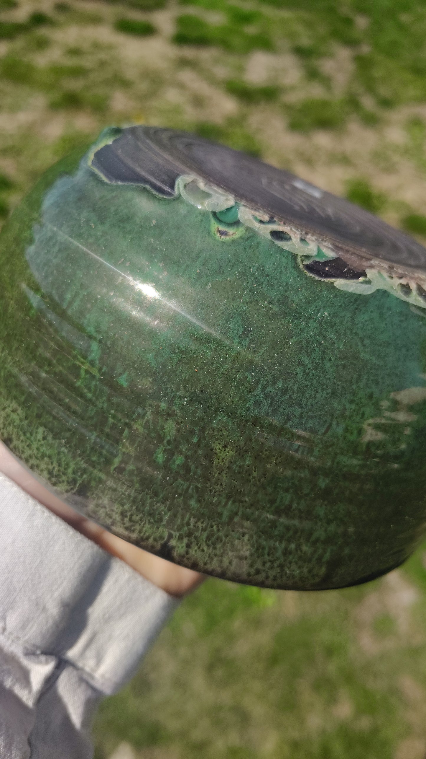 Black copper bowl